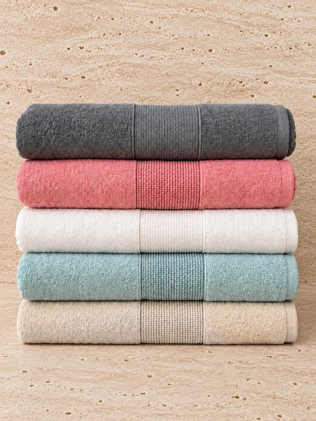 Drap de Bain Grand Format 100% Coton – 500g/m² – 100x150cm