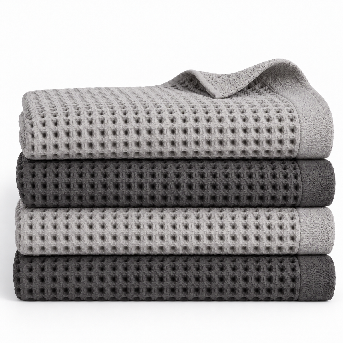 Draps de Bain Nid d’Abeille 80x160 cm – Collection Duo