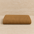 Drap de bain coton Nid d'Abeille Cannelle