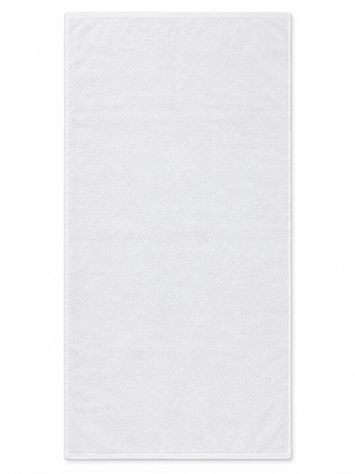 Drap de bain Blanc 70x140 100% coton qualité hôtelière 450g/m²