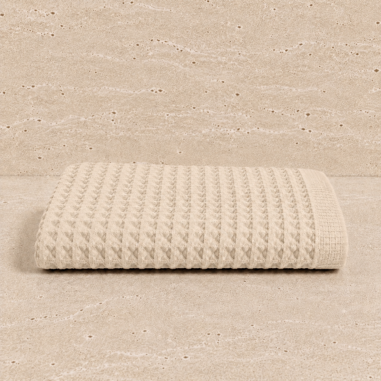 Drap de bain coton Nid d'Abeille Gris Foncé