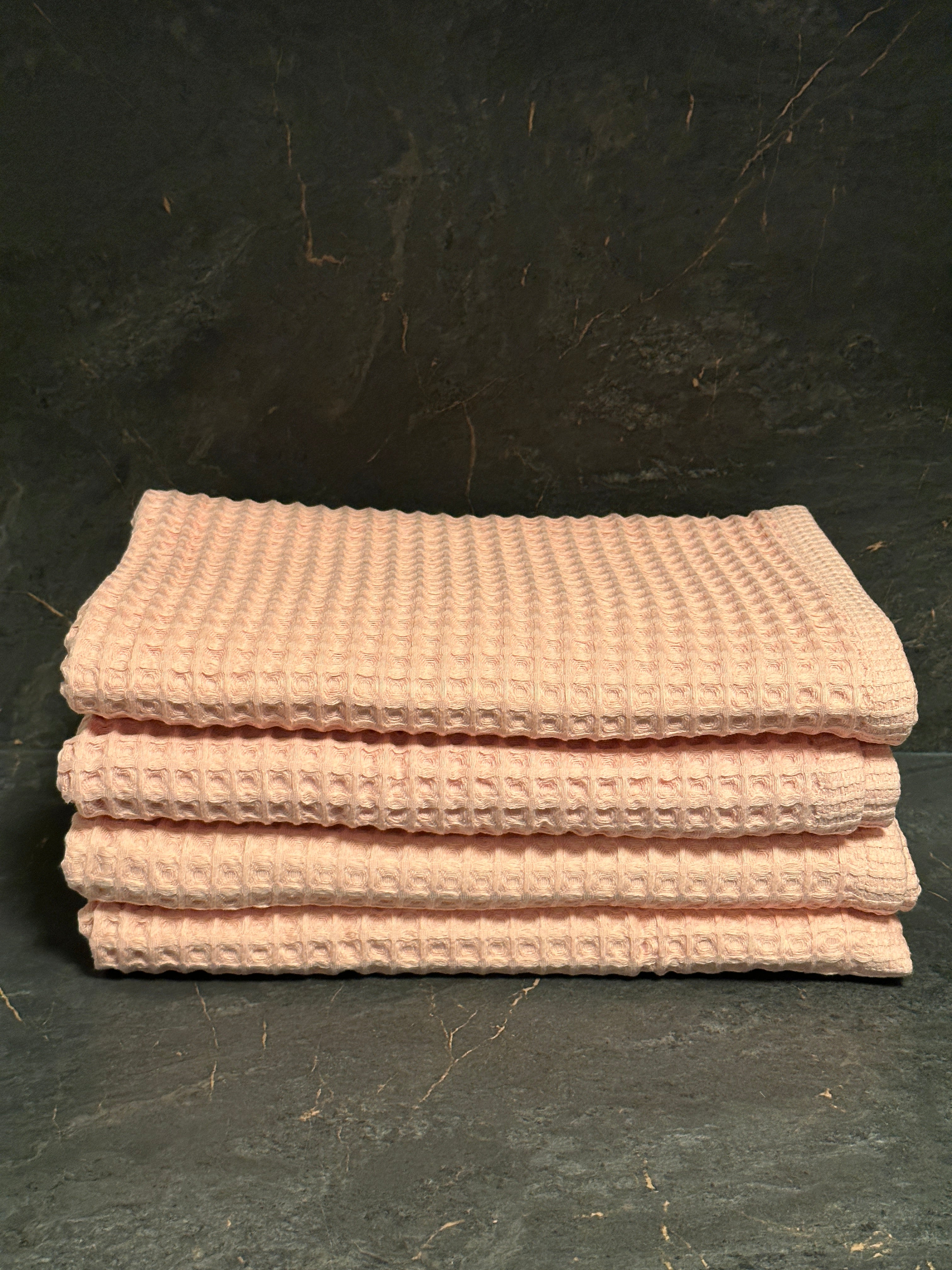 Drap de bain coton Nid d'Abeille Blanc