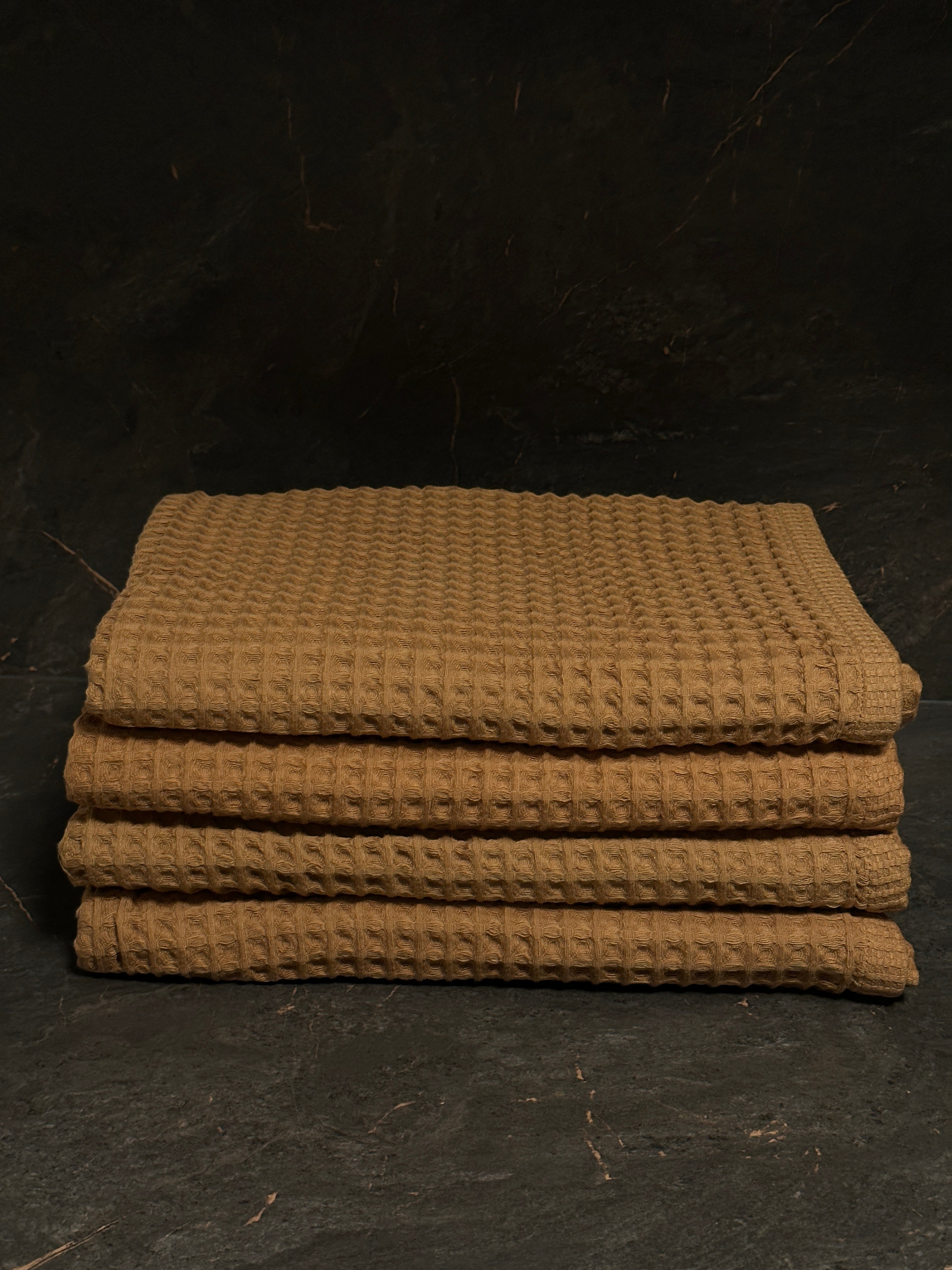 Drap de bain coton Nid d'Abeille Blanc